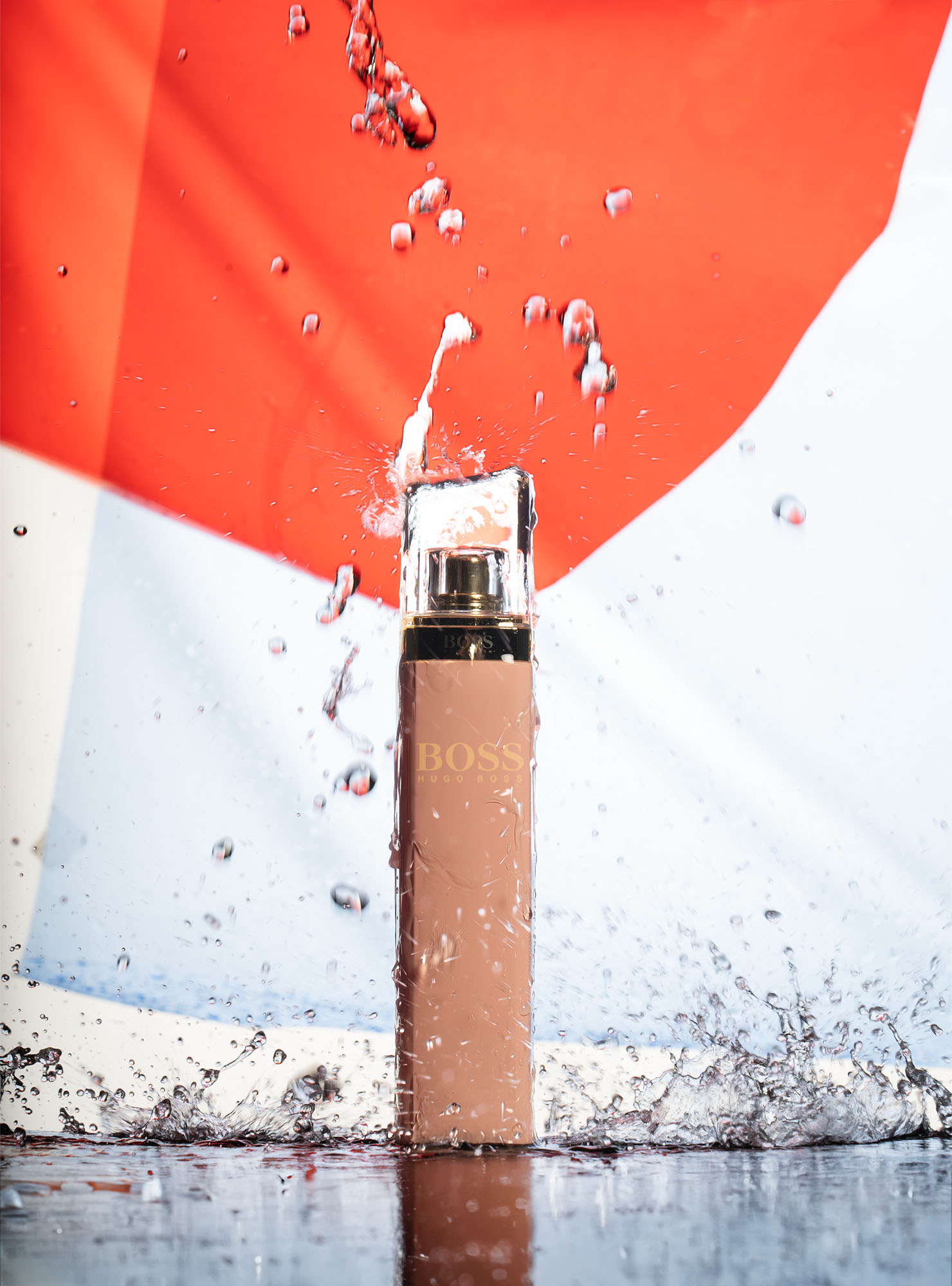 Interesting living room light through a window